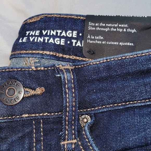 Reitmans size 24 Petite Dark Wash The Vintage jeans Slim fit - Picture 4 of 6